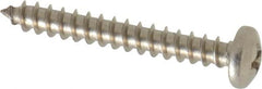 Value Collection - #8 Pan Head Phillips Sheet Metal Screw - Stainless Steel, 1-1/4" Length Under Head, Grade 18-8 - Americas Industrial Supply
