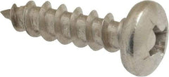 Value Collection - #10 Pan Head Phillips Sheet Metal Screw - Stainless Steel, 3/4" Length Under Head, Grade 18-8 - Americas Industrial Supply
