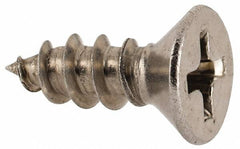 Value Collection - #8 Flat Head Phillips Sheet Metal Screw - Stainless Steel, 1/2" OAL, Grade 18-8 - Americas Industrial Supply