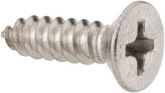 Value Collection - #8 Flat Head Phillips Sheet Metal Screw - Stainless Steel, 5/8" OAL, Grade 18-8 - Americas Industrial Supply
