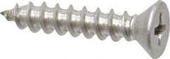 Value Collection - #10 Flat Head Phillips Sheet Metal Screw - Stainless Steel, 1" OAL, Grade 18-8 - Americas Industrial Supply