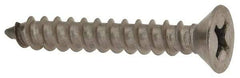 Value Collection - #12 Flat Head Phillips Sheet Metal Screw - Stainless Steel, 1-1/2" OAL, Grade 18-8 - Americas Industrial Supply