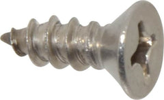 Value Collection - #14 Flat Head Phillips Sheet Metal Screw - Stainless Steel, 3/4" OAL, Grade 18-8 - Americas Industrial Supply