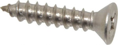 Value Collection - #14 Flat Head Phillips Sheet Metal Screw - Stainless Steel, 1-1/4" OAL, ASME B18.6.3, Grade 18-8 - Americas Industrial Supply