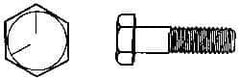Value Collection - 1/2-13 UNC, 11" Length Under Head Hex Head Cap Screw - Partially Threaded, Grade 18-8 Stainless Steel, Uncoated, 3/4" Hex - Americas Industrial Supply