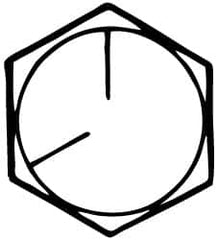 Value Collection - M6x1.00mm Metric Coarse, 65mm Length Under Head Hex Head Cap Screw - Partially Threaded, Grade 18-8 & Austenitic A2 Stainless Steel, 10mm Hex - Americas Industrial Supply