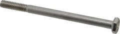 Value Collection - 1/4-20 UNC, 3-1/2" Length Under Head Hex Head Cap Screw - Grade 18-8 Stainless Steel, 7/16" Hex - Americas Industrial Supply