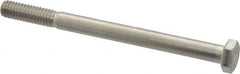 Value Collection - 5/16-18 UNC, 4" Length Under Head Hex Head Cap Screw - Grade 18-8 Stainless Steel, 1/2" Hex - Americas Industrial Supply