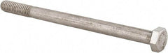 Value Collection - 5/16-18 UNC, 4-1/2" Length Under Head Hex Head Cap Screw - Grade 18-8 Stainless Steel, Uncoated, 1/2" Hex - Americas Industrial Supply