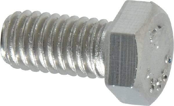 Value Collection - 3/8-16 UNC, 3/4" Length Under Head Hex Head Cap Screw - Grade 18-8 Stainless Steel, 9/16" Hex - Americas Industrial Supply