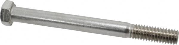 Value Collection - 3/8-16 UNC, 4" Length Under Head Hex Head Cap Screw - Grade 18-8 Stainless Steel, 9/16" Hex - Americas Industrial Supply
