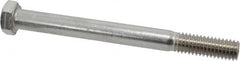 Value Collection - 3/8-16 UNC, 4" Length Under Head Hex Head Cap Screw - Grade 18-8 Stainless Steel, 9/16" Hex - Americas Industrial Supply
