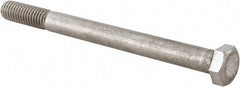 Value Collection - 3/8-16 UNC, 4-1/2" Length Under Head Hex Head Cap Screw - Grade 18-8 Stainless Steel, 9/16" Hex - Americas Industrial Supply