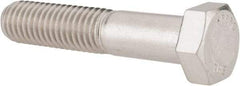 Value Collection - 1/2-13 UNC, 2-1/2" Length Under Head Hex Head Cap Screw - Grade 18-8 Stainless Steel, 3/4" Hex - Americas Industrial Supply