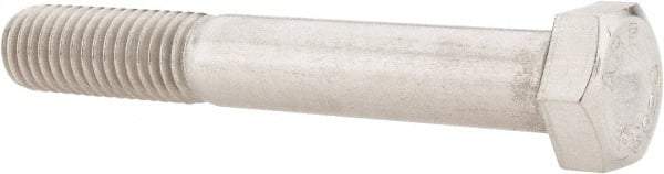 Value Collection - 1/2-13 UNC, 3-1/2" Length Under Head Hex Head Cap Screw - Grade 18-8 Stainless Steel, 3/4" Hex - Americas Industrial Supply