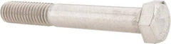 Value Collection - 1/2-13 UNC, 3-1/2" Length Under Head Hex Head Cap Screw - Grade 18-8 Stainless Steel, 3/4" Hex - Americas Industrial Supply