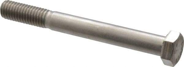 Value Collection - 1/2-13 UNC, 4-1/2" Length Under Head Hex Head Cap Screw - Grade 18-8 Stainless Steel, 3/4" Hex - Americas Industrial Supply
