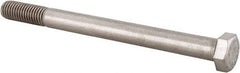 Value Collection - 1/2-13 UNC, 6" Length Under Head Hex Head Cap Screw - Grade 18-8 Stainless Steel, Uncoated, 3/4" Hex - Americas Industrial Supply