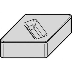 Kennametal - DNGX120712 T02020 Grade KYK25 Ceramic Turning Insert - 55° Diamond, 10mm Inscr Circle, 5/16" Thick, 3/64" Corner Radius - Americas Industrial Supply