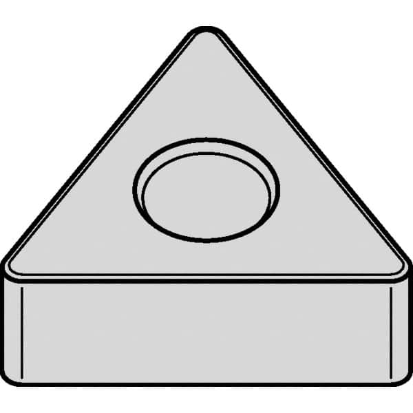 Kennametal - TNGA332 T0820 Grade KYK10 Ceramic Turning Insert - 60° Triangle, 3/8" Inscr Circle, 3/16" Thick, 1/32" Corner Radius - Americas Industrial Supply