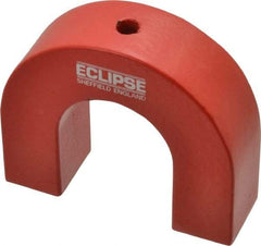 Eclipse - 1/4" Hole Diam, 3" Overall Width, 15/16" Deep, 2-1/2" High, Alnico Power Magnets - 1,022°Fahrenheit Max Operating Temp - Americas Industrial Supply