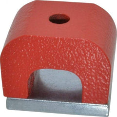 Eclipse - 3/16" Hole Diam, 1-1/8" Overall Width, 3/4" Deep, 3/4" High, Alnico Power Magnets - 1,022°Fahrenheit Max Operating Temp - Americas Industrial Supply