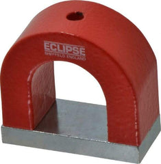 Eclipse - 3/16" Hole Diam, 2-3/16" Overall Width, 15/16" Deep, 1-13/16" High, Alnico Power Magnets - 1,022°Fahrenheit Max Operating Temp - Americas Industrial Supply