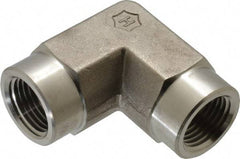 Ham-Let - 1/2" Grade 316 Stainless Steel Pipe 90° Female Elbow - FNPT x FNPT End Connections, 4,600 psi - Americas Industrial Supply