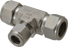 Ham-Let - 3/4 x 3/4 x 1/2" OD, Grade 316Stainless Steel Union Tee - Comp x Comp x Comp Ends - Americas Industrial Supply