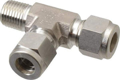 Ham-Let - 3/8" OD, Grade 316Stainless Steel Male Run Tee - Comp x MNPT x Comp Ends - Americas Industrial Supply