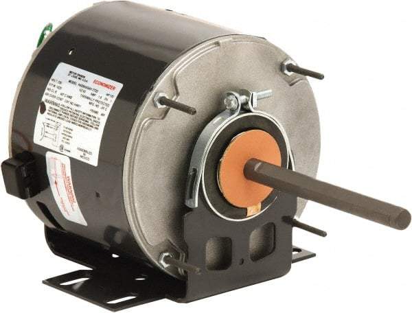 US Motors - 1/3 hp, ODP Enclosure, Auto Thermal Protection, 1,075 RPM, 230 Volt, 60 Hz, Industrial Electric AC/DC Motor - Size 48 Frame, Resilient Mount, 1 Speed, Sleeve Bearings, 2.2 Full Load Amps, B Class Insulation, Reversible - Americas Industrial Supply