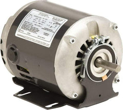 US Motors - 1/2 hp, ODP Enclosure, Auto Thermal Protection, 1,725 RPM, 115 Volt, 60 Hz, Industrial Electric AC/DC Motor - Size 48/56 Frame, Resilient Mount, 1 Speed, Sleeve Bearings, A Class Insulation, Reversible - Americas Industrial Supply