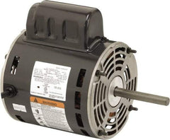 US Motors - 1/3 hp, ODP Enclosure, Auto Thermal Protection, 1,100 RPM, 115 Volt, 60 Hz, Industrial Electric AC/DC Motor - Size 48 Frame, Stud Mount, 1 Speed, Ball Bearings, 4.4 Full Load Amps, B Class Insulation, CW Lead End - Americas Industrial Supply