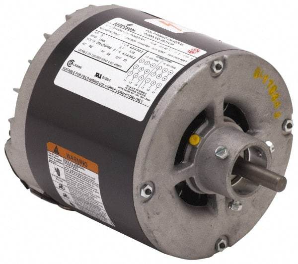 US Motors - 1/3 hp, ODP Enclosure, Auto Thermal Protection, 1,725 RPM, 115 Volt, 60 Hz, Industrial Electric AC/DC Motor - Size 56 Frame, Hub Mount, 1 Speed, Sleeve Bearings, 5.9 Full Load Amps, B Class Insulation, Reversible - Americas Industrial Supply