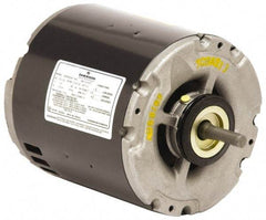 US Motors - 1/2 hp, ODP Enclosure, Auto Thermal Protection, 1,725 RPM, 230 Volt, 60 Hz, Industrial Electric AC/DC Motor - Size 56 Frame, Hub Mount, 2 Speed, Sleeve Bearings, 4.5 Full Load Amps, B Class Insulation, CCW Lead End - Americas Industrial Supply