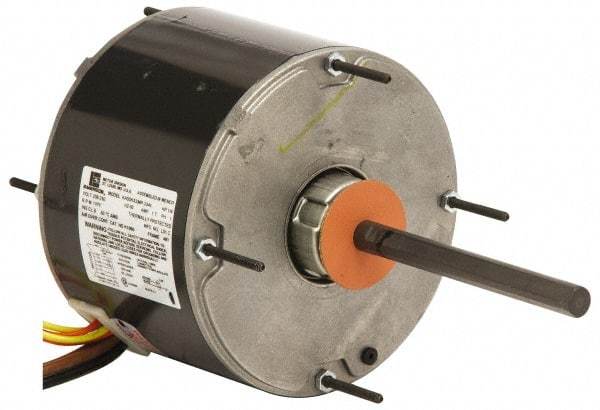 US Motors - 1/15 hp, TEAO Enclosure, Auto Thermal Protection, 1,050 RPM, 208-230 Volt, 60 Hz, Industrial Electric AC/DC Motor - Size 48 Frame, Special Mount, 1 Speed, Sleeve Bearings, 0.5 Full Load Amps, B Class Insulation, CCW Lead End - Americas Industrial Supply