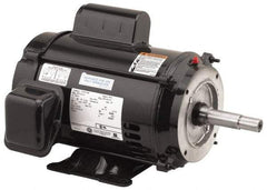 US Motors - 7-1/2 hp, ODP Enclosure, 3,480 RPM, 230 Volt, 60 Hz, Industrial Electric AC/DC Motor - Size 213 Frame, Horizontal-Footed Mount, 1 Speed, Ball Bearings, 30.4 Full Load Amps, F Class Insulation - Americas Industrial Supply