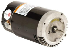 US Motors - 1 hp, ODP Enclosure, Auto Thermal Protection, 3,450 RPM, 115/230 Volt, 60 Hz, Industrial Electric AC/DC Motor - C-Face Mount, 1 Speed, Ball Bearings, B Class Insulation, CW Lead End - Americas Industrial Supply