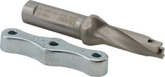 Iscar - 0.512 to 0.528" Diam, 3xD, 1.53" Max Depth, 5/8" Shank Diam, 4.11" OAL, Replaceable Tip Drill - IDI-SG, IDI-SK Insert, DCM Toolholder, Series ChamDrill - Americas Industrial Supply