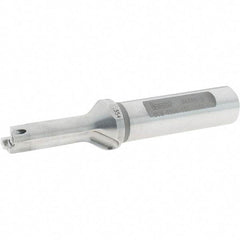Iscar - 0.354 to 0.37" Diam, 3xD, 1.06" Max Depth, 1/2" Shank Diam, 3.3" OAL, Replaceable Tip Drill - IDI-SG, IDI-SK Insert, DCM Toolholder, Series ChamDrill - Americas Industrial Supply