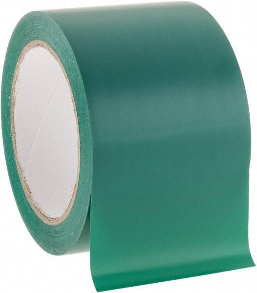 NMC - Green Solid Color Vinyl Tape - 3" Wide x 108' Long x 0.002" Thick, General Traffic - Americas Industrial Supply