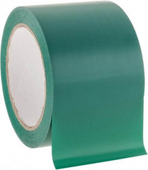 NMC - Green Solid Color Vinyl Tape - 3" Wide x 108' Long x 0.002" Thick, General Traffic - Americas Industrial Supply