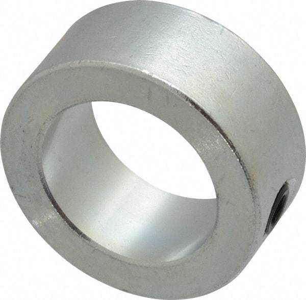 Climax Metal Products - 1" Bore, Steel, Set Screw Shaft Collar - 1-1/2" Outside Diam, 5/8" Wide - Americas Industrial Supply