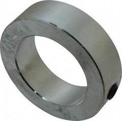 Climax Metal Products - 2-3/16" Bore, Steel, Set Screw Shaft Collar - 3-1/4" Outside Diam, 15/16" Wide - Americas Industrial Supply