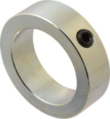 Climax Metal Products - 2-1/2" Bore, Steel, Set Screw Shaft Collar - 3-1/2" Outside Diam, 1" Wide - Americas Industrial Supply