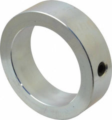 Climax Metal Products - 2-15/16" Bore, Steel, Set Screw Shaft Collar - 4" Outside Diam, 1-1/8" Wide - Americas Industrial Supply