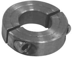 Climax Metal Products - 11/16" Bore, Steel, Two Piece Clamp Collar - 1-3/8" Outside Diam - Americas Industrial Supply