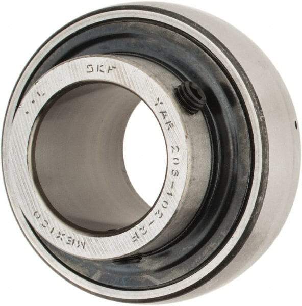 SKF - 1-1/8" ID x 2.4409" OD, 3,380 Lb Dynamic Capacity, Insert Bearing Insert Bearing - 0.7087" Race Width, 2,520 Lb Static Capacity - Americas Industrial Supply