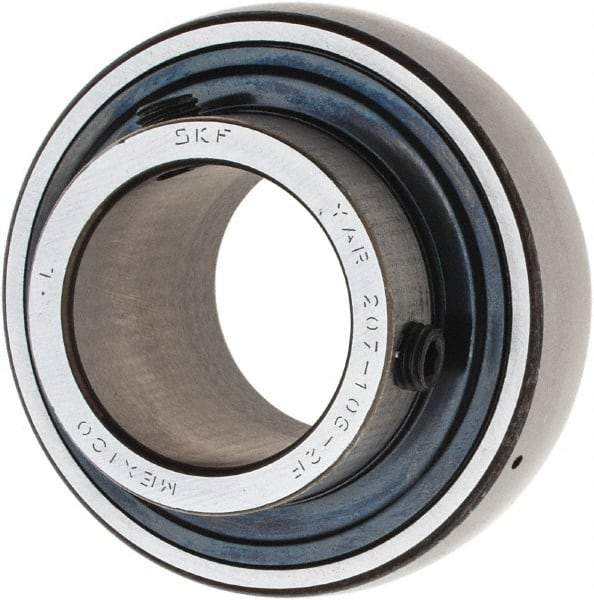 SKF - 1-3/8" ID x 2.8346" OD, 4,410 Lb Dynamic Capacity, Insert Bearing Insert Bearing - 3/4" Race Width, 3,440 Lb Static Capacity - Americas Industrial Supply