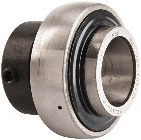 SKF - 1-3/16" ID x 2.4409" OD, 3,380 Lb Dynamic Capacity, Insert Bearing Insert Bearing - 0.7087" Race Width, 2,520 Lb Static Capacity - Americas Industrial Supply